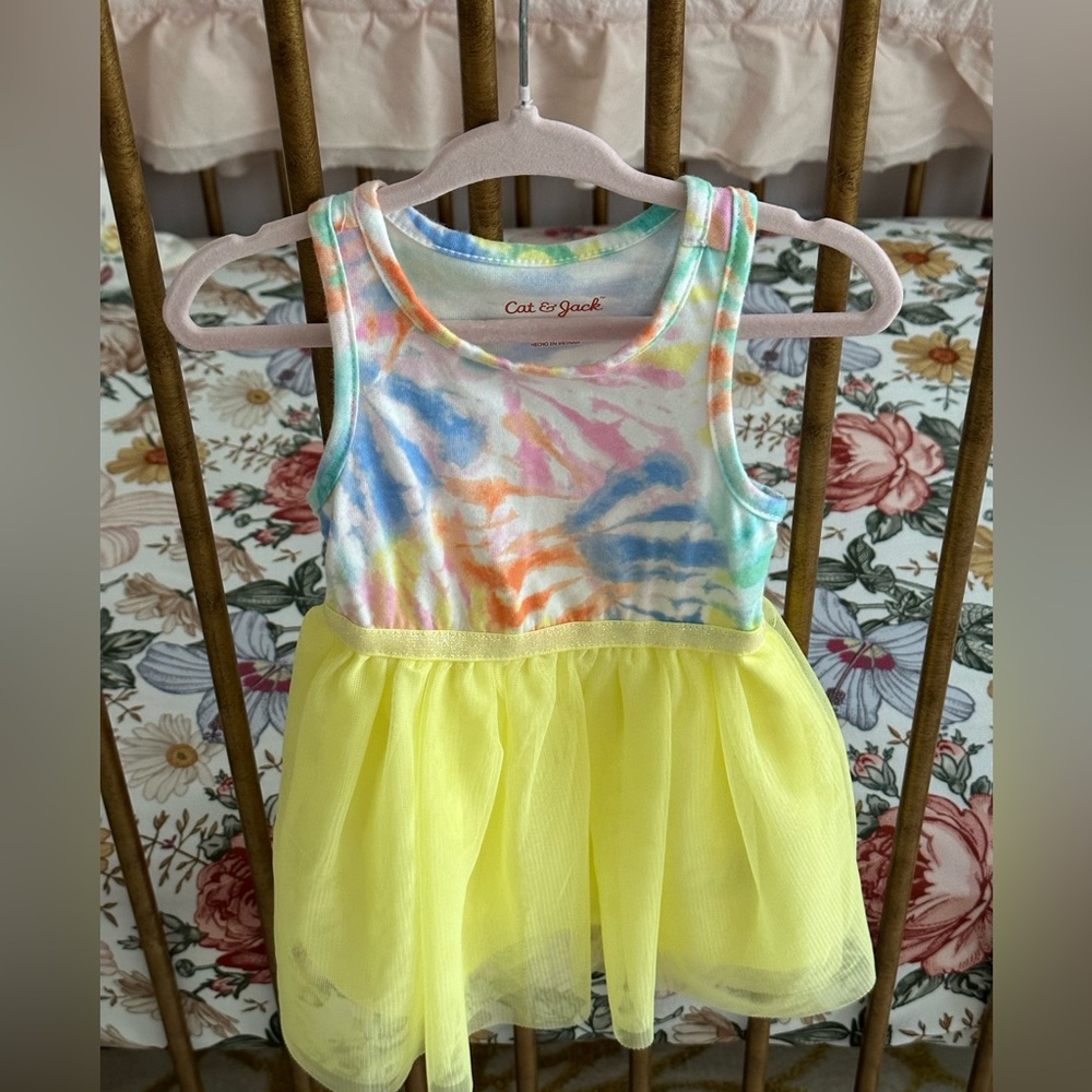 Cat & Jack Tie-Dyed Dress